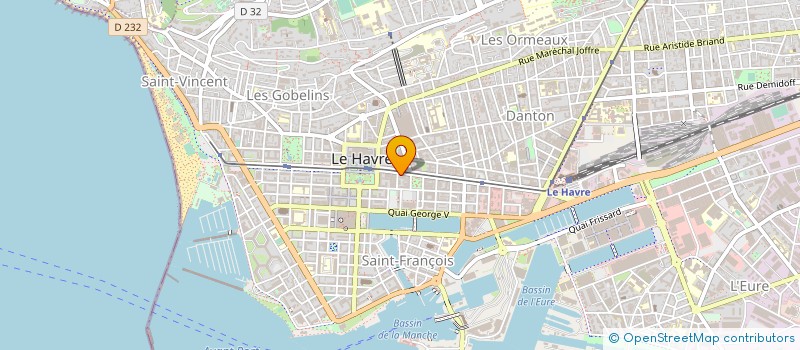 localisation de l'entreprise HOLDING B. POLLET à LE HAVRE