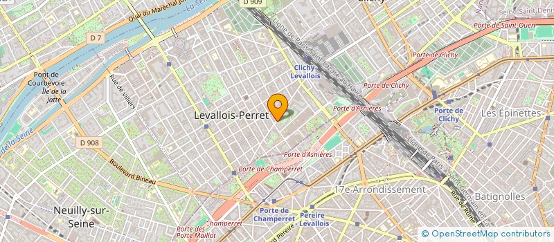 localisation de l'entreprise HOLDING B2A à LEVALLOIS-PERRET