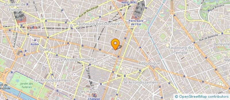 localisation de l'entreprise HOLDING B2L  PARIS 10