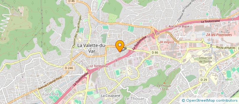 localisation de l'entreprise HOLDING BABA  LA VALETTE-DU-VAR