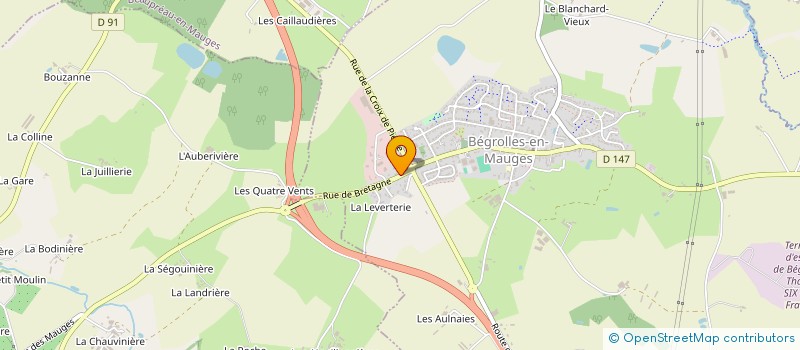 localisation de l'entreprise HOLDING BABONNEAU  BEGROLLES-EN-MAUGES