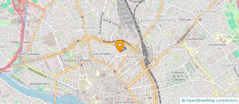 localisation de l'entreprise HOLDING BADA BING  TOULOUSE