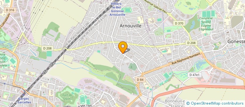 localisation de l'entreprise HOLDING BAHAR  ARNOUVILLE