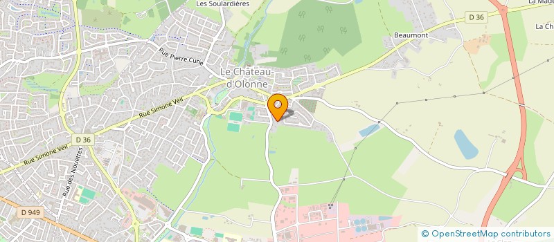 localisation de l'entreprise HOLDING BAHIER à LES SABLES D'OLONNE