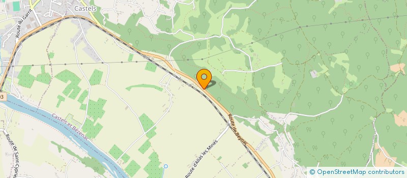 localisation de l'entreprise HOLDING BAILLET  CASTELS ET BEZENAC