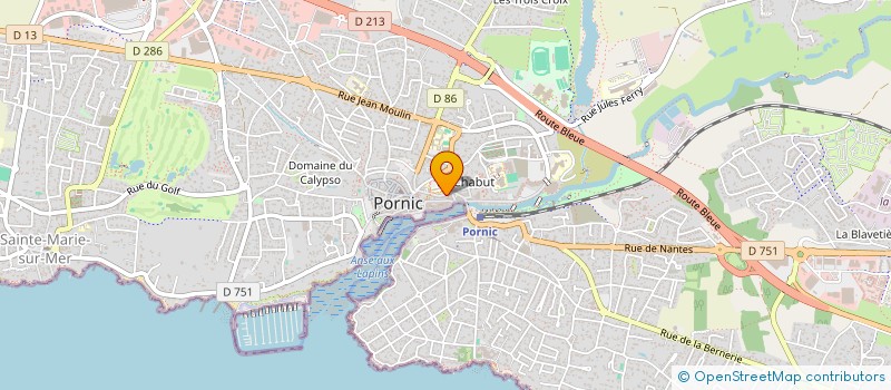 localisation de l'entreprise HOLDING BALAN à PORNIC