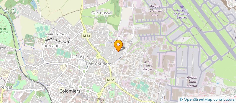 localisation de l'entreprise HOLDING BALTAZAR à COLOMIERS