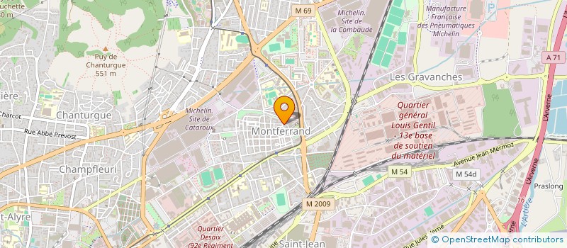 localisation de l'entreprise HOLDING BALVAY  CLERMONT-FERRAND