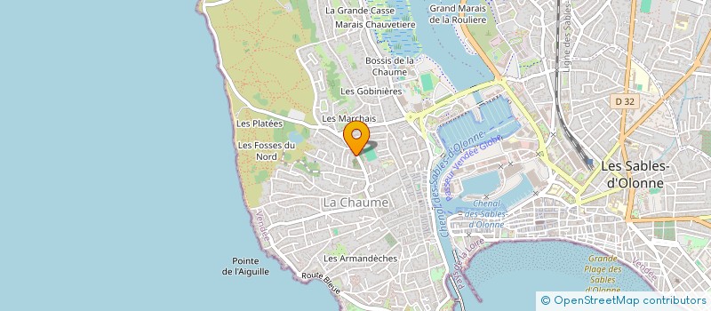 localisation de l'entreprise HOLDING BARBEAU à LES SABLES D'OLONNE