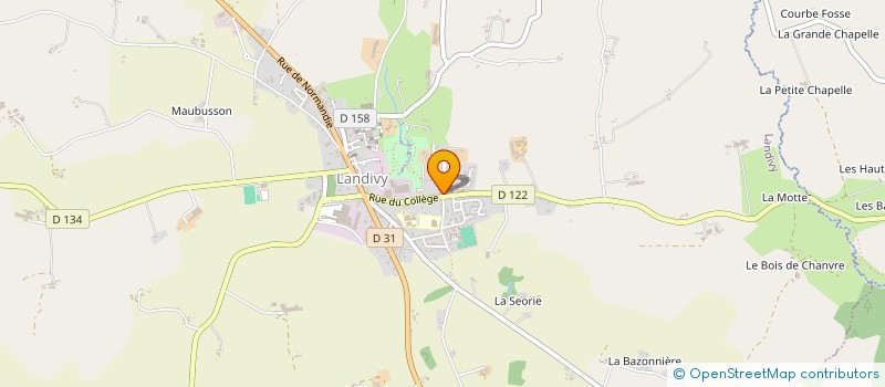 localisation de l'entreprise HOLDING BARBEDETTE-CAILLERE  LANDIVY