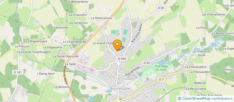 localisation de l'entreprise HOLDING BARBIER  BONNETABLE