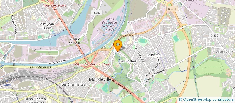 localisation de l'entreprise HOLDING BARBIER KELLY  MONDEVILLE