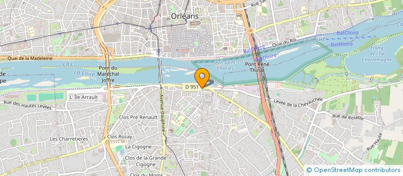 localisation de l'entreprise HOLDING BARBOSA à ORLEANS