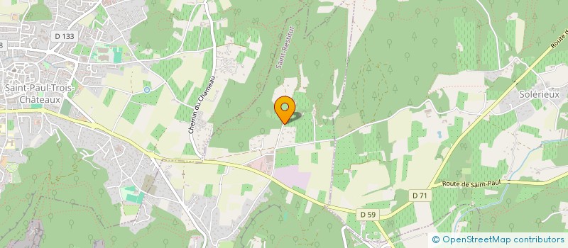 localisation de l'entreprise HOLDING BARON  SAINT-RESTITUT