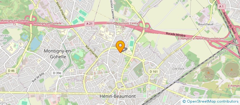 localisation de l'entreprise HOLDING BARONIMAX à HENIN-BEAUMONT