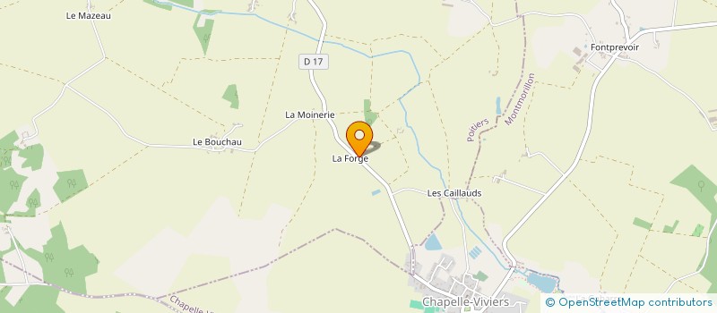 localisation de l'entreprise HOLDING BARRET  LA CHAPELLE VIVIERS