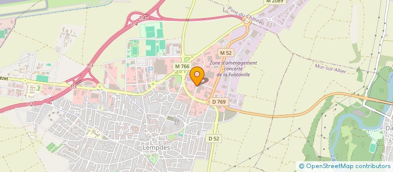 localisation de l'entreprise HOLDING BARRETO  LEMPDES