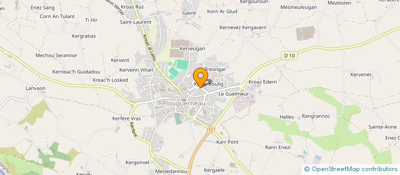 localisation de l'entreprise HOLDING BARS  PLOUGUERNEAU