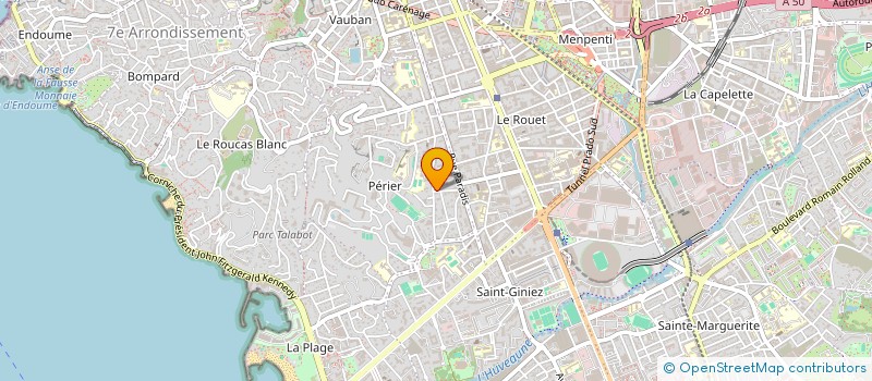 localisation de l'entreprise HOLDING BARY à MARSEILLE