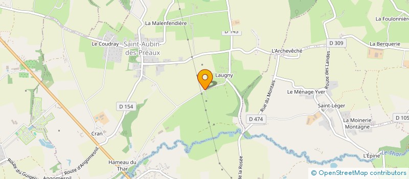 localisation de l'entreprise HOLDING BASSARD  SAINT-AUBIN-DES-PREAUX