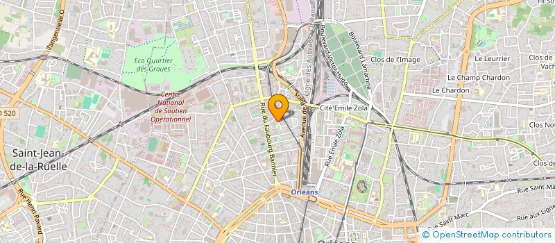localisation de l'entreprise HOLDING BASTIEN NAIL à ORLEANS