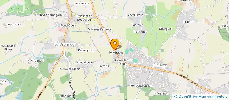 localisation de l'entreprise HOLDING BAUDIN  PLEUVEN