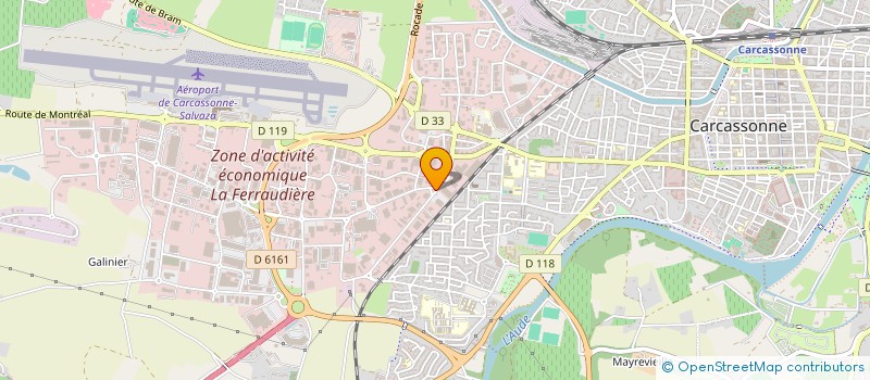 localisation de l'entreprise HOLDING BAYER  CARCASSONNE