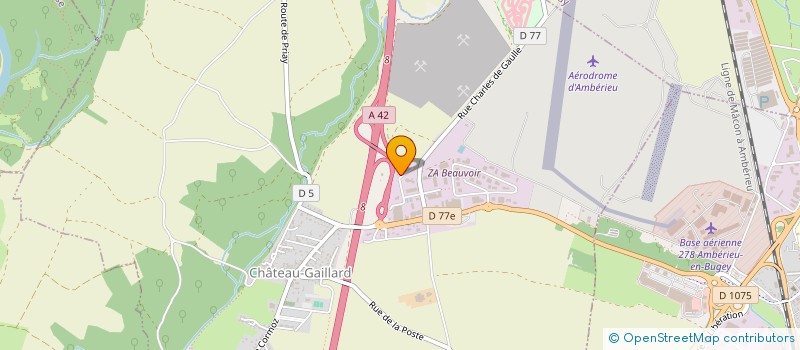 localisation de l'entreprise HOLDING BAZ  CHATEAU-GAILLARD