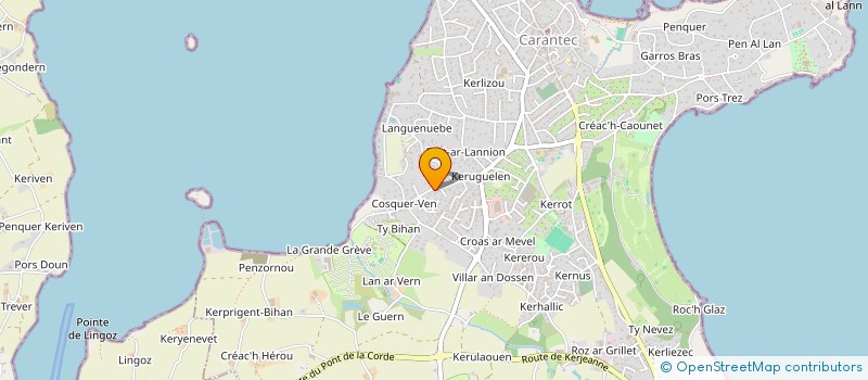 localisation de l'entreprise HOLDING BB  CARANTEC