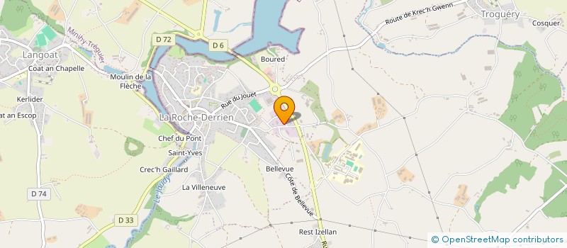 localisation de l'entreprise HOLDING BB  LA ROCHE-JAUDY