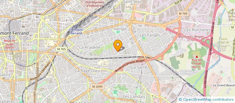 localisation de l'entreprise HOLDING BB FAMILY  CLERMONT-FERRAND