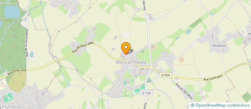 localisation de l'entreprise HOLDING BCFJ  MONS-EN-PEVELE