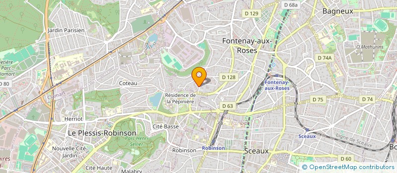 localisation de l'entreprise HOLDING BCHR CAPITAL à FONTENAY-AUX-ROSES