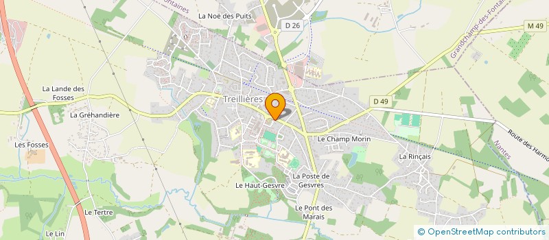 localisation de l'entreprise HOLDING BCJ  CARQUEFOU