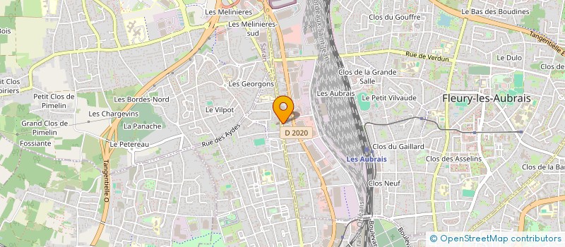 localisation de l'entreprise HOLDING BCMB à FLEURY LES AUBRAIS