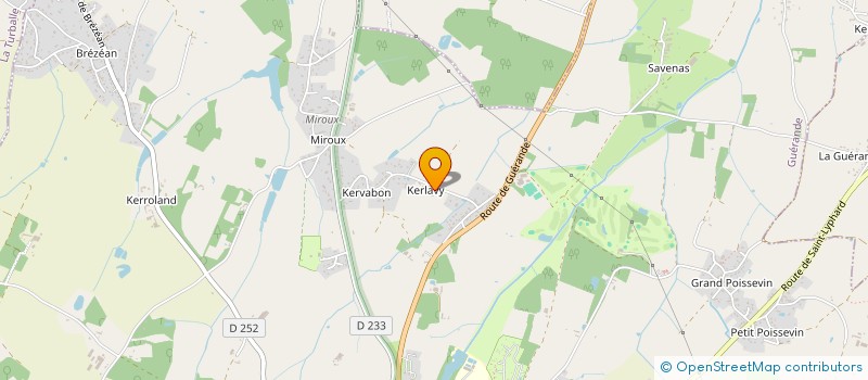 localisation de l'entreprise HOLDING BCS  GUERANDE