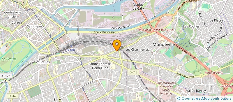 localisation de l'entreprise HOLDING BDK à CAEN