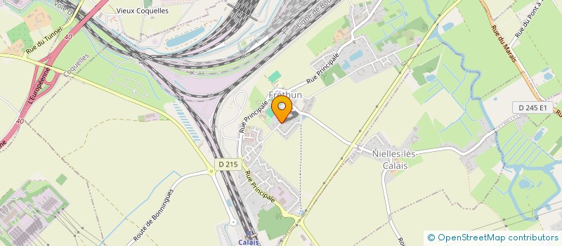 localisation de l'entreprise HOLDING BDW  FRETHUN