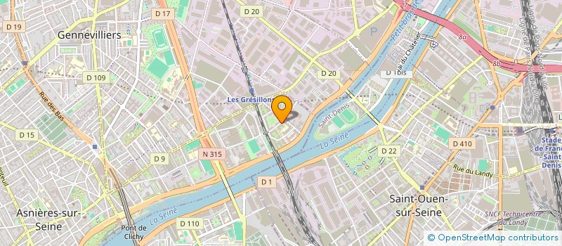 localisation de l'entreprise HOLDING BEA  ASNIERES-SUR-SEINE