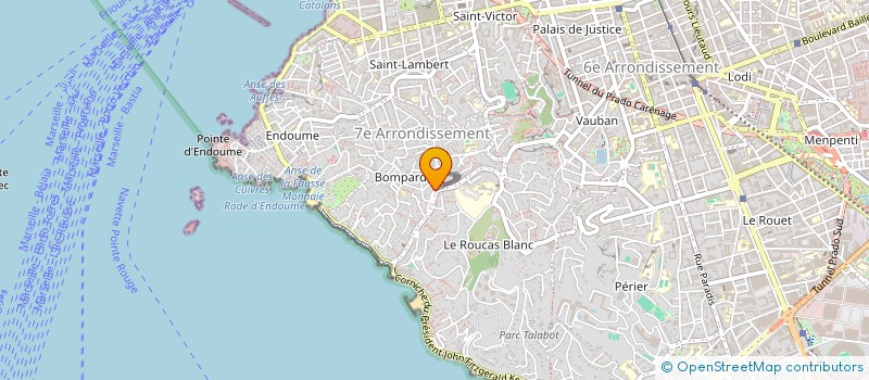 localisation de l'entreprise HOLDING BEAUDOU  MARSEILLE