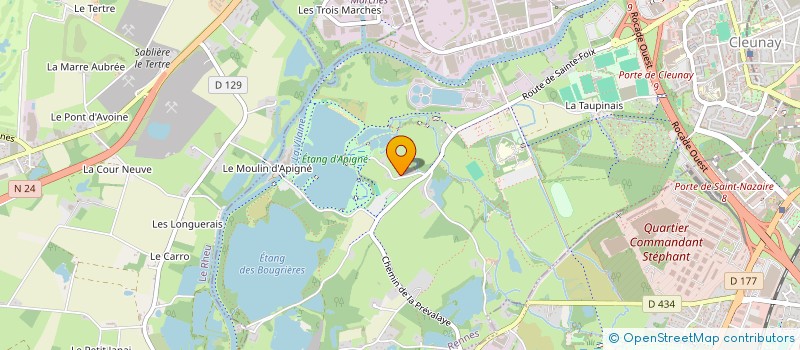 localisation de l'entreprise HOLDING BEAUDOUIN  RENNES