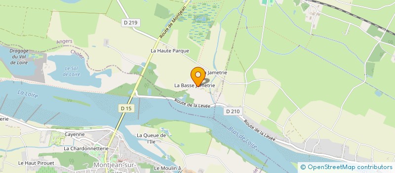 localisation de l'entreprise HOLDING BEAUDRIER  CHAMPTOCE-SUR-LOIRE