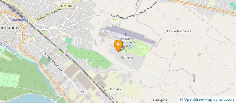 localisation de l'entreprise HOLDING BEAUFFIGEAU  MARMANDE