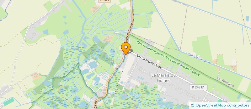 localisation de l'entreprise HOLDING BEAUGRAND  GUINES