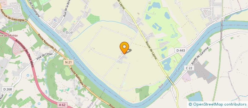 localisation de l'entreprise HOLDING BECUT  BOE