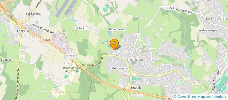 localisation de l'entreprise HOLDING BEE à LIMOGES