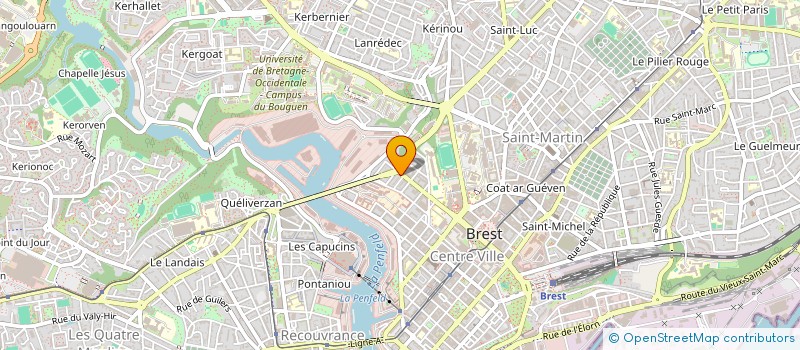 localisation de l'entreprise HOLDING BELESS à BREST