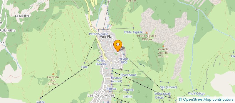 localisation de l'entreprise HOLDING BELLE ETOILE  LES DEUX ALPES