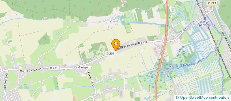 localisation de l'entreprise HOLDING BELLEVUE à EPERLECQUES