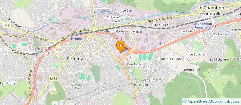 localisation de l'entreprise HOLDING BELLIA  FIRMINY